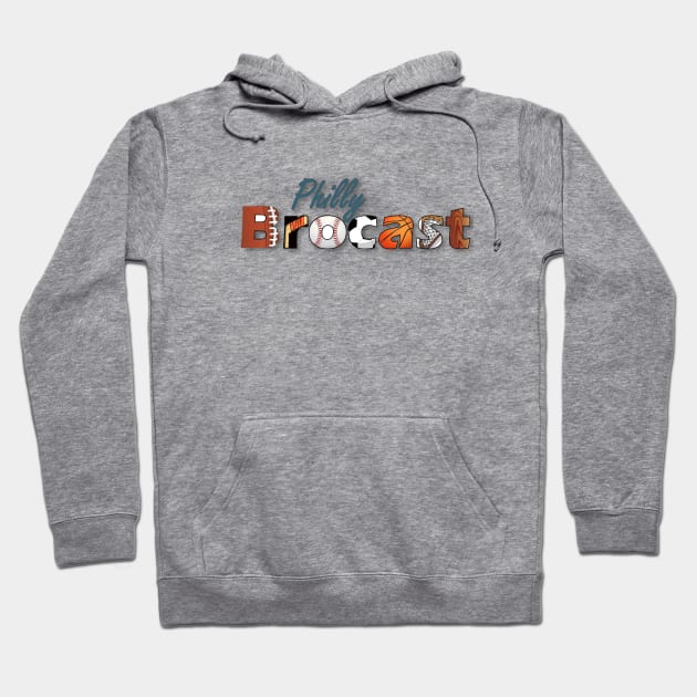 Philly BroCast Logo 3 Hoodie by Philly Verse Podcast Network